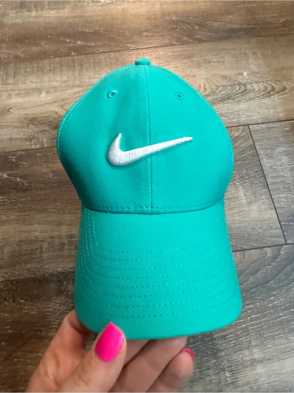 Nike Women's Teal/White Swoosh Baseball Cap
